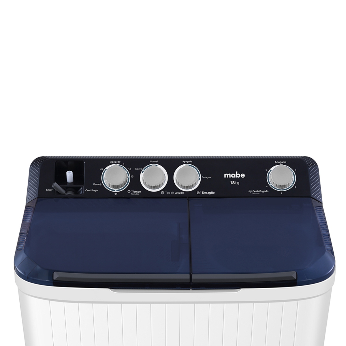 LAVADORA MABE LMDX8124HBAB DOBLE TINA 18KG BLANCA ORTY